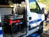 La camionette des mcanos du Club 14