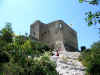 les restes du chteau de Vaison