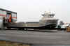 Une barge en fin de construction  Port du Bec